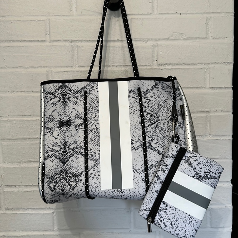 Threaded Pear Neoprene Tote Bag